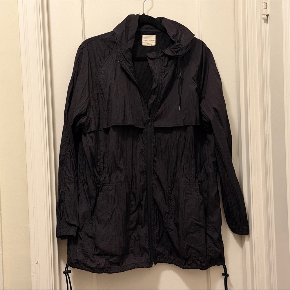 Silence + Noise Black Utility windbreaker Jacket xl